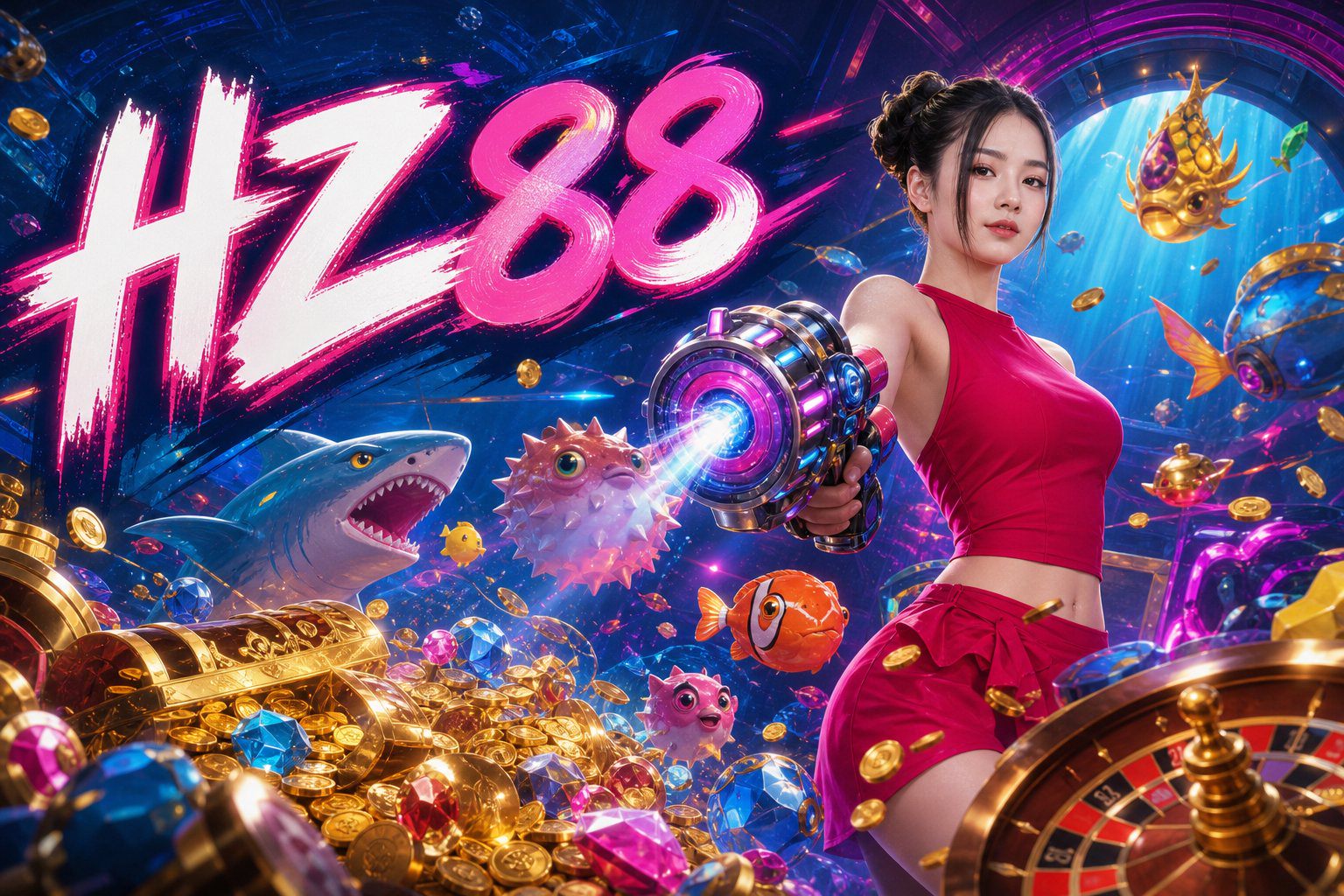 Ảnh bìa tựa game Starlight Princess tại HZ88 với tông màu tím và vàng lấp lánh
